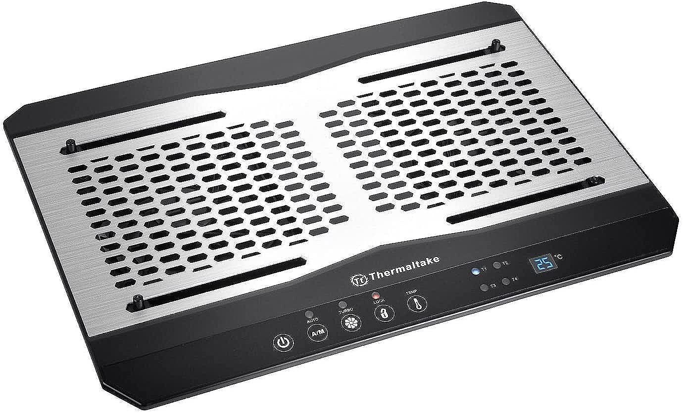 Thermaltake Massive TM Aluminum Panel Dual 120mm Fans Adjustable 2 Gb, Black