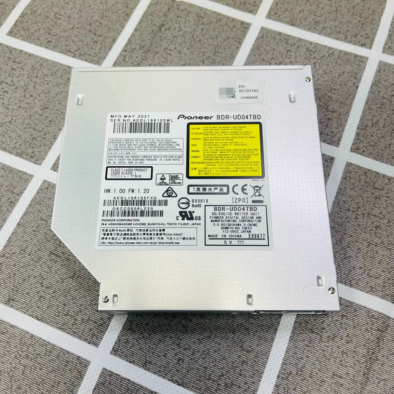 For Ultra-thin Blu-ray Drive BDR-UD04 BDR-UD04TBD with  Readable4K