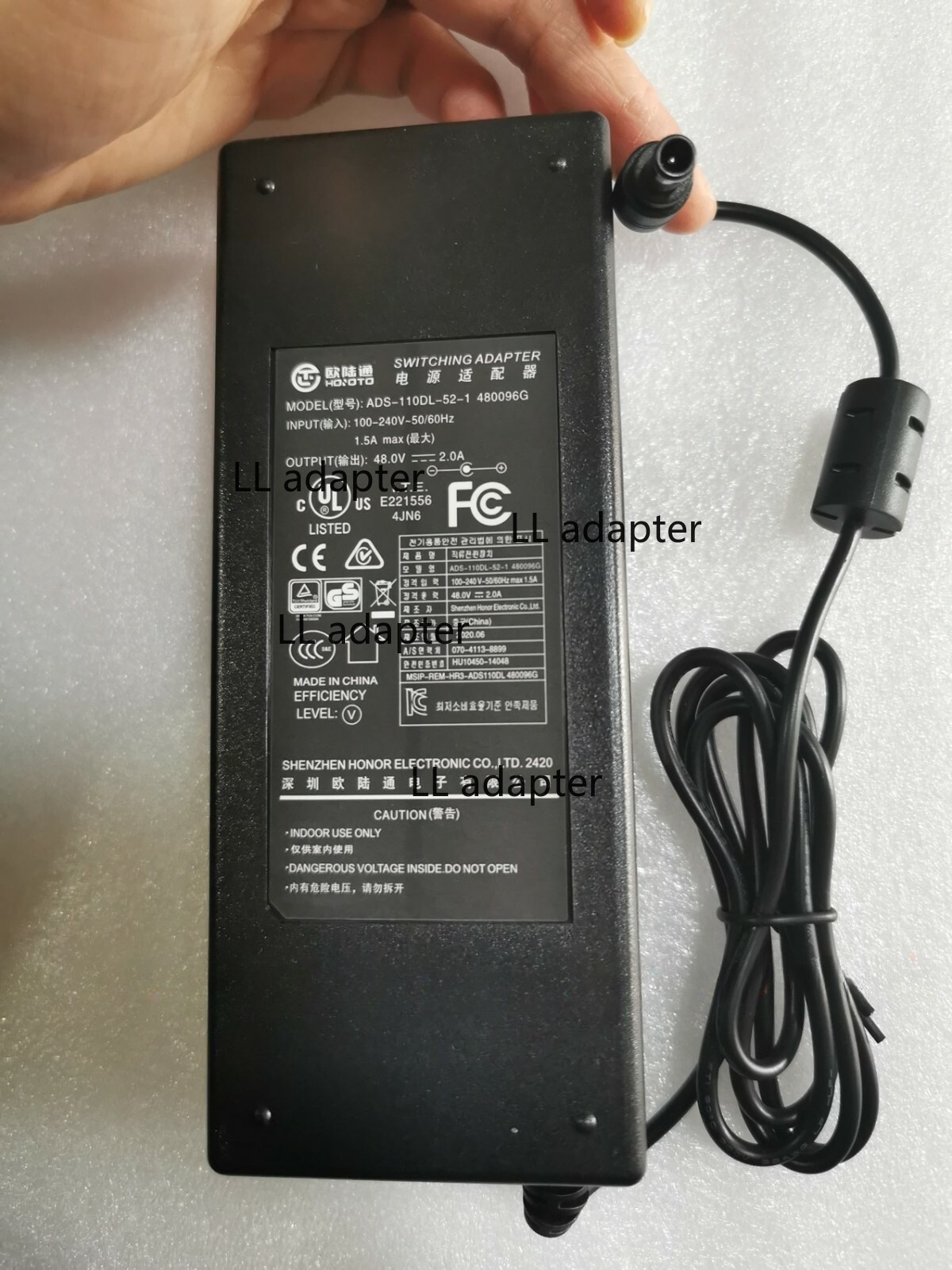 New Original 48V Adapter for Reolink RLK16-410B4D4-5M RLK16-410B8-5 16CH PoE NVR