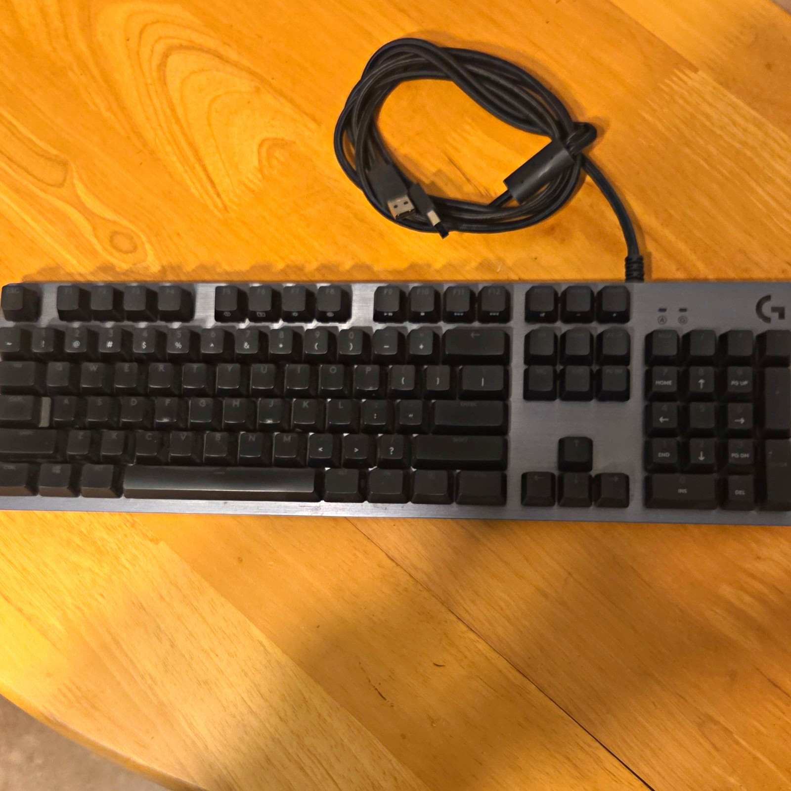 Logitech G513 Carbon Illuminated Gaming Keyboard Wired USB English QWERTY Black