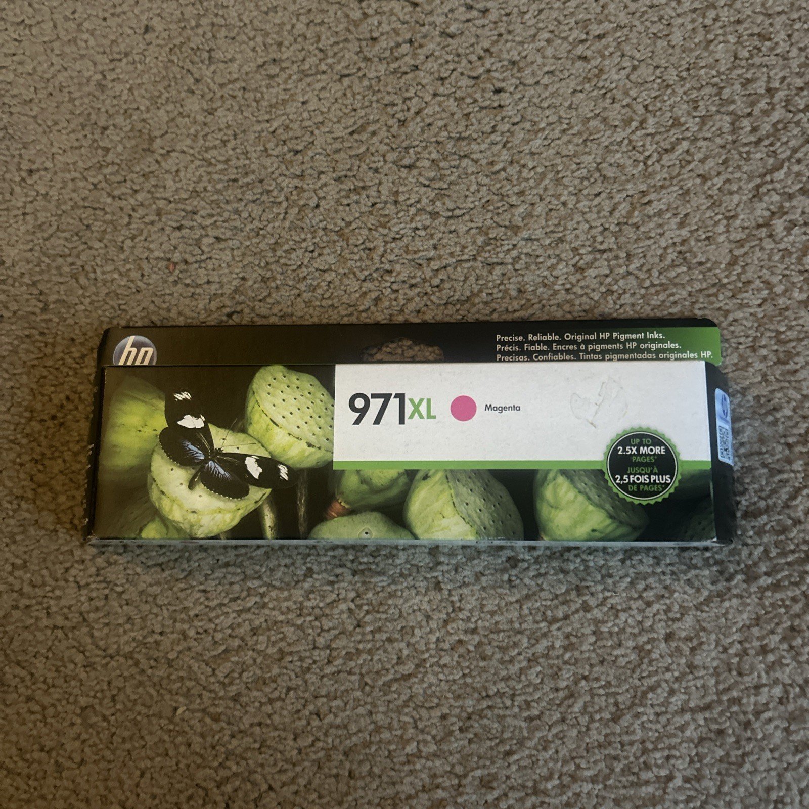 HP 971XL Magenta High Yield Original Ink Cartridge Sealed EXP 12/2018