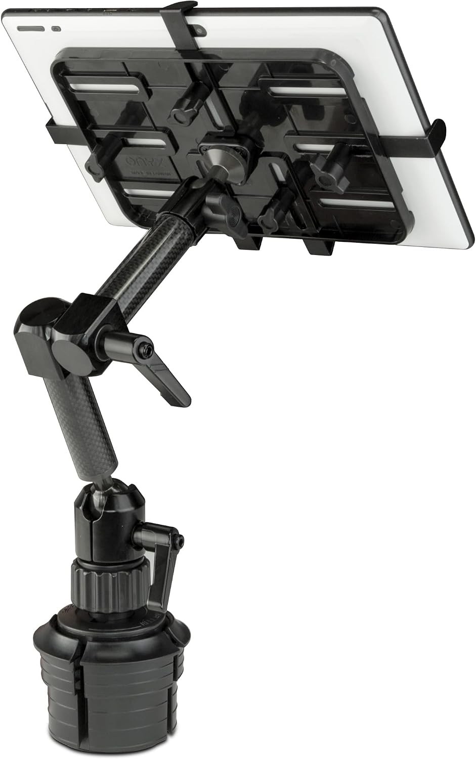 Mount-It Carbon Fiber Cup Holder Tablet Mount Tablet Holder for Car Truck SUV