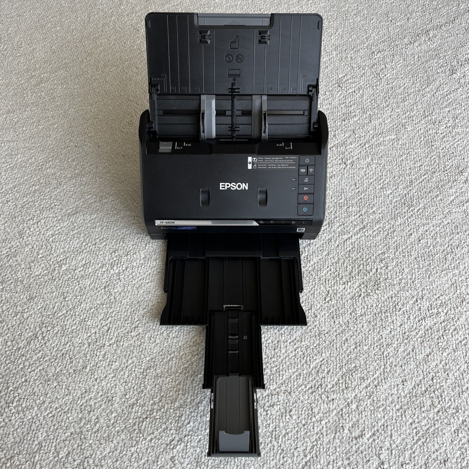Epson Fastfoto FF-680W Wireless Photo & Document Scanner - Black