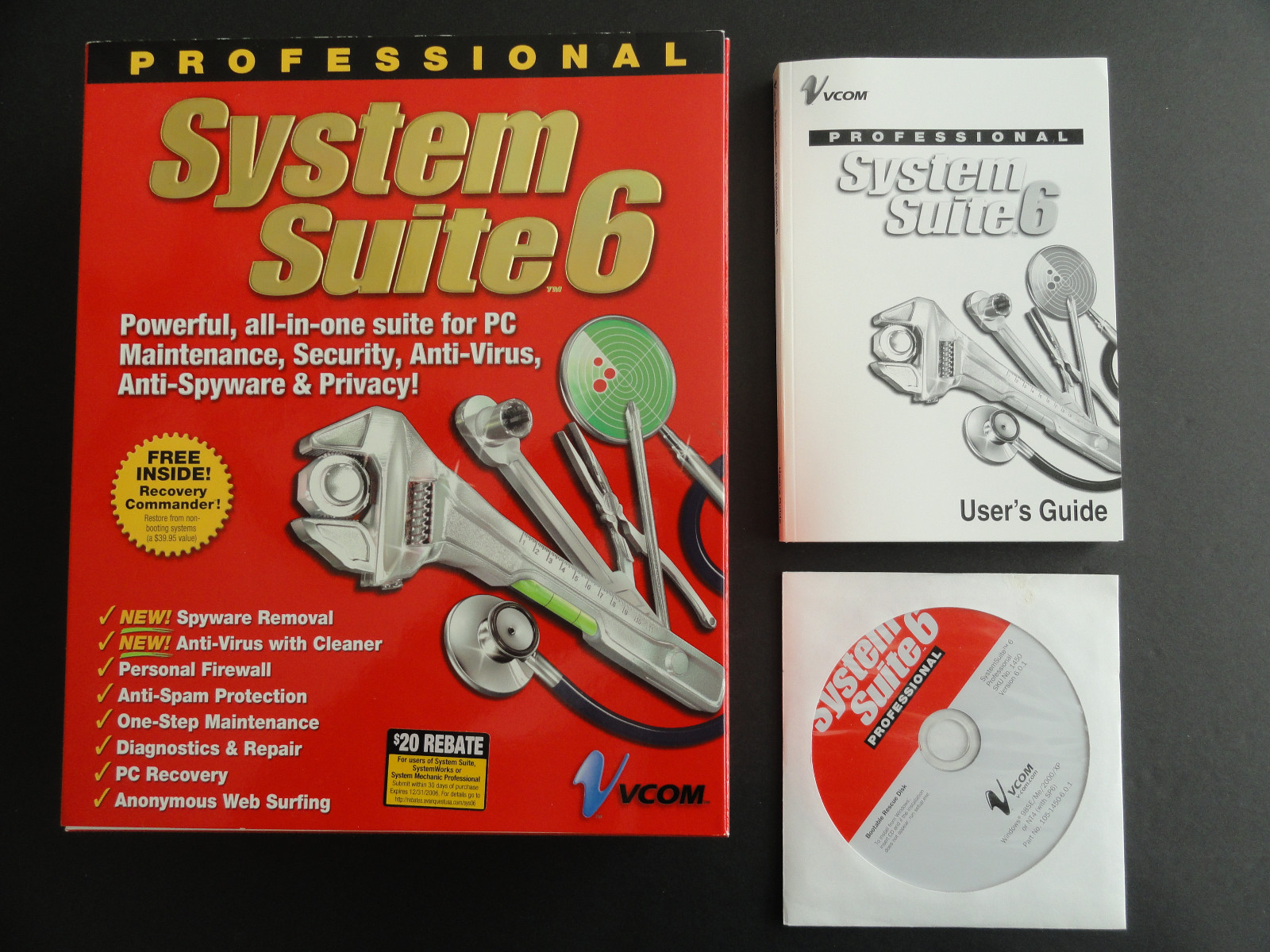 SYSTEM SUITE 6 PROFESSIONAL- VCOM - WINDOWS 98SE/ME/2000XP 