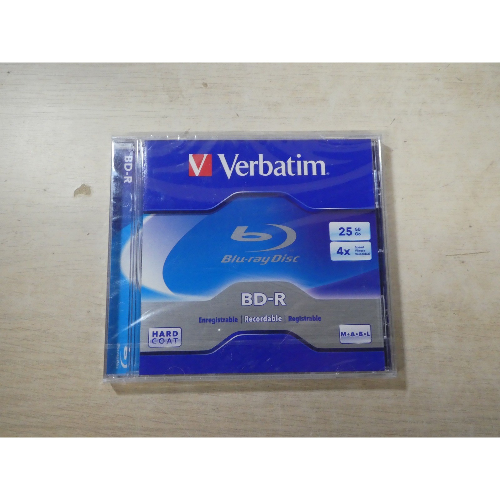 Verbatim BD-R 25GB 4x Recordable Blu-ray Disc in Jewel Case 96434 New Sealed