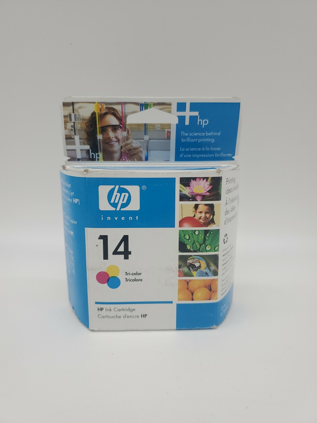 Genuine HP invent 14 Tri-Color Ink Cartridge New Sealed pack Expired..44
