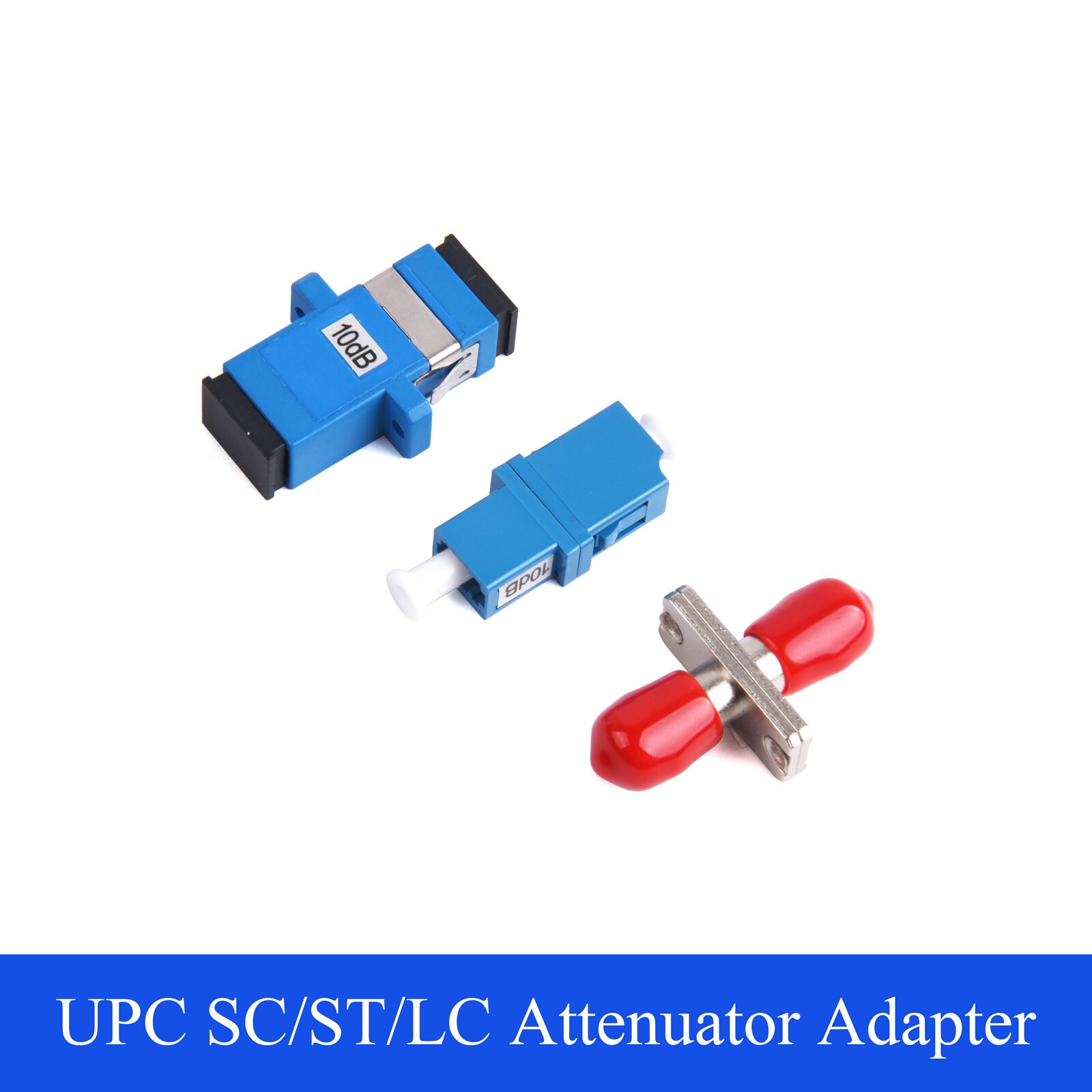 2/5PCS Fiber Attenuator UPC SC/ST/LC Adapter 3-15DB Single-mode Female to Female