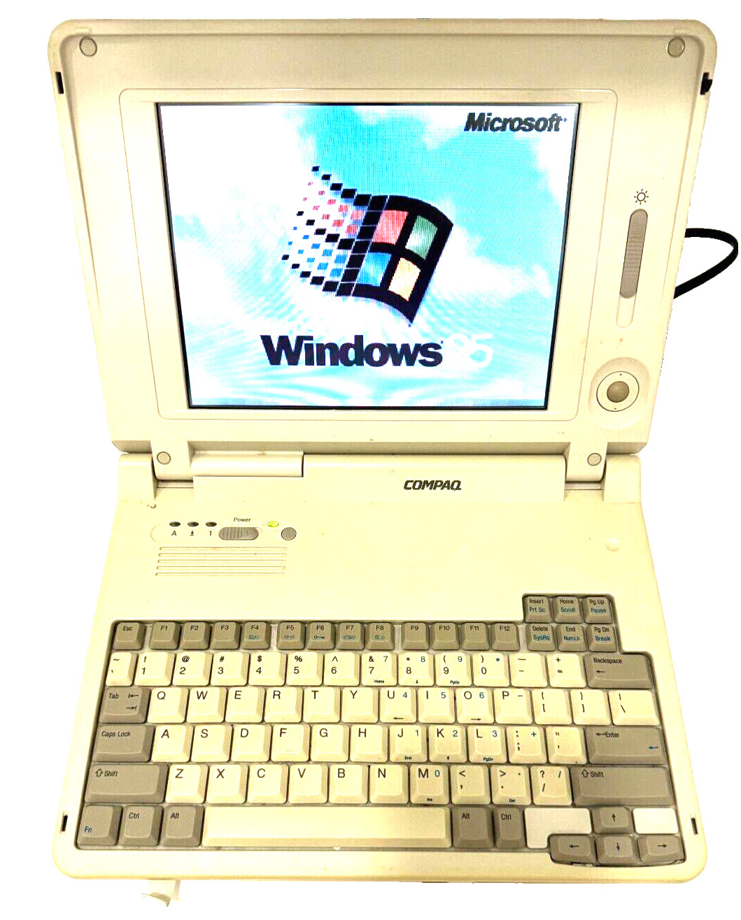 Vintage Compaq LTE Elite Laptop Series 2850B Tested Working Windows 95