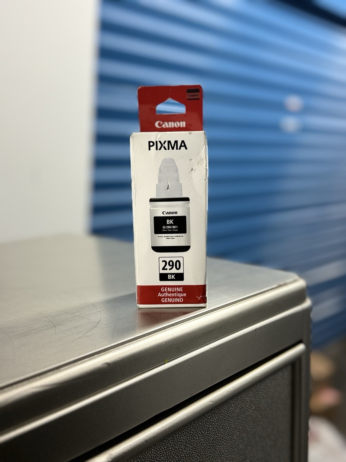 Lot of 2 Canon GI-290 BK Black Ink Bottle OEM PIXMA MegaTank New