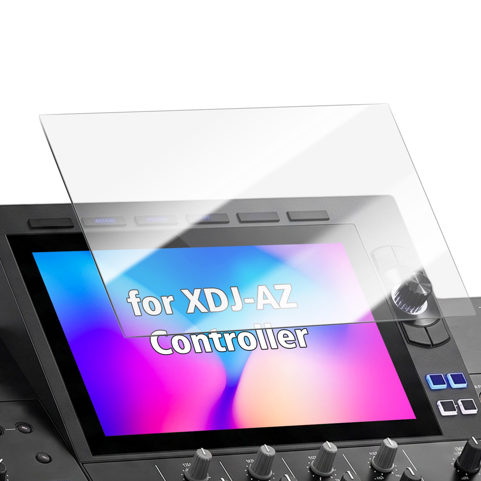 1/2 Pack For AlphaTheta XDJ-AZ DJ Controller Tempered Glass Screen Protector