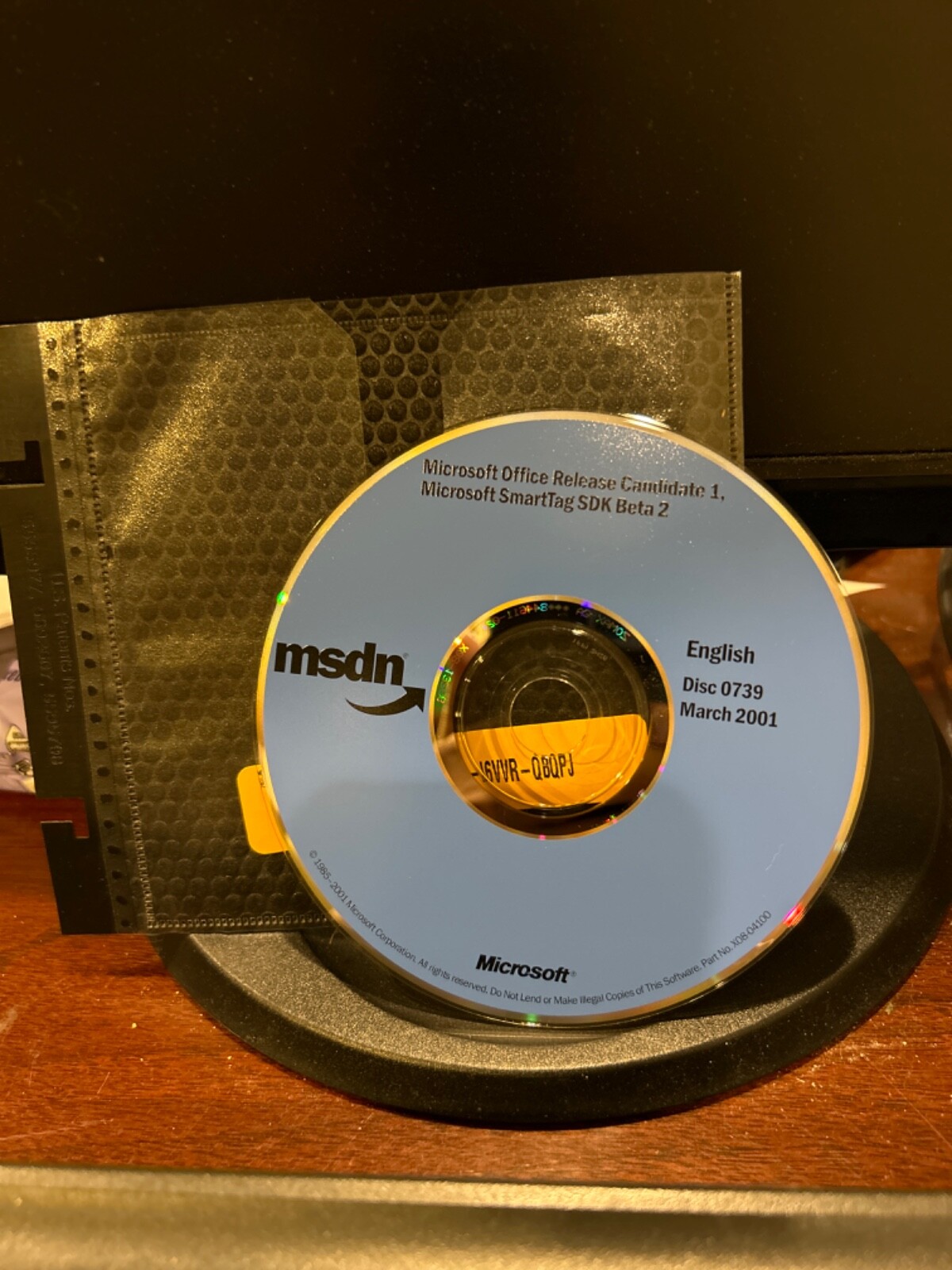 RARE NEW AUTHENTIC MSDN Microsoft Office RC1. Microsoft SmartTag SDK Beta2 + Key
