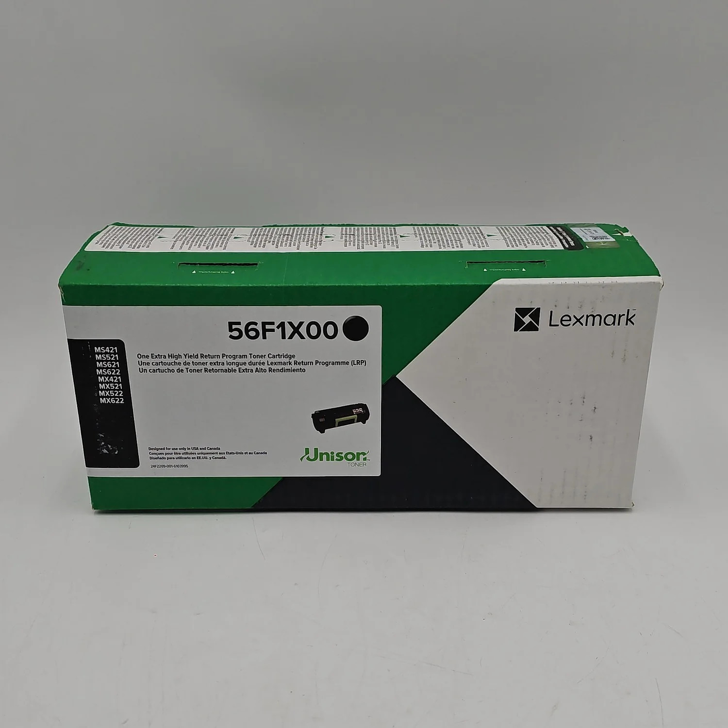 New Lexmark 56F1X00 Black Toner Cartridge