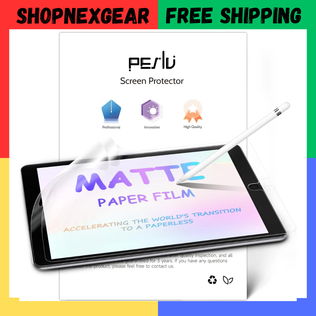 2 Pack Paperfeel Screen Protector for iPad 9th/8th/7th Gen 10.2" Matte Film