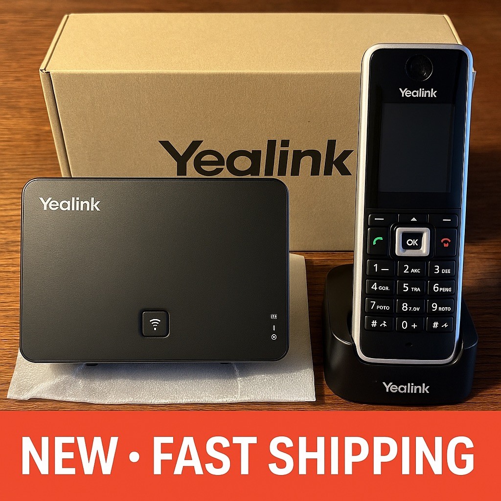 NEW Yealink W52P SIP VoIP Cordless Phone & Base Station HD IP DECT FAST Ship