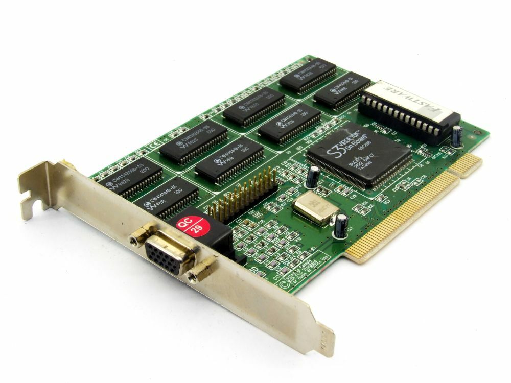 FastWare VC963C-3D S3 ViRGE/DX On Board 4MB EDO-RAM PCI VGA Graphics Card 86C375