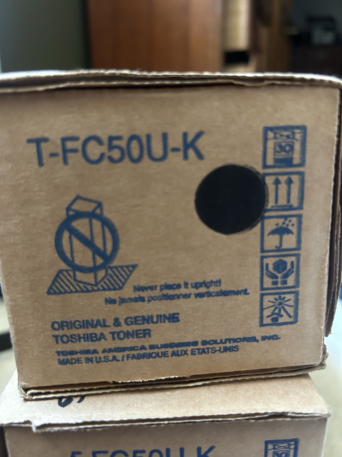 Toshiba T-FC50U-K TFC50UK Black Toner Cartridge - OEM NEW IN BOX