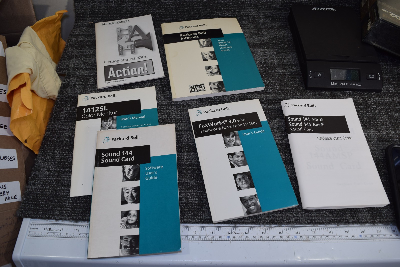 Vintage 1995 PACKARD BELL USER'S Guide Bundle Lot Original See Photos