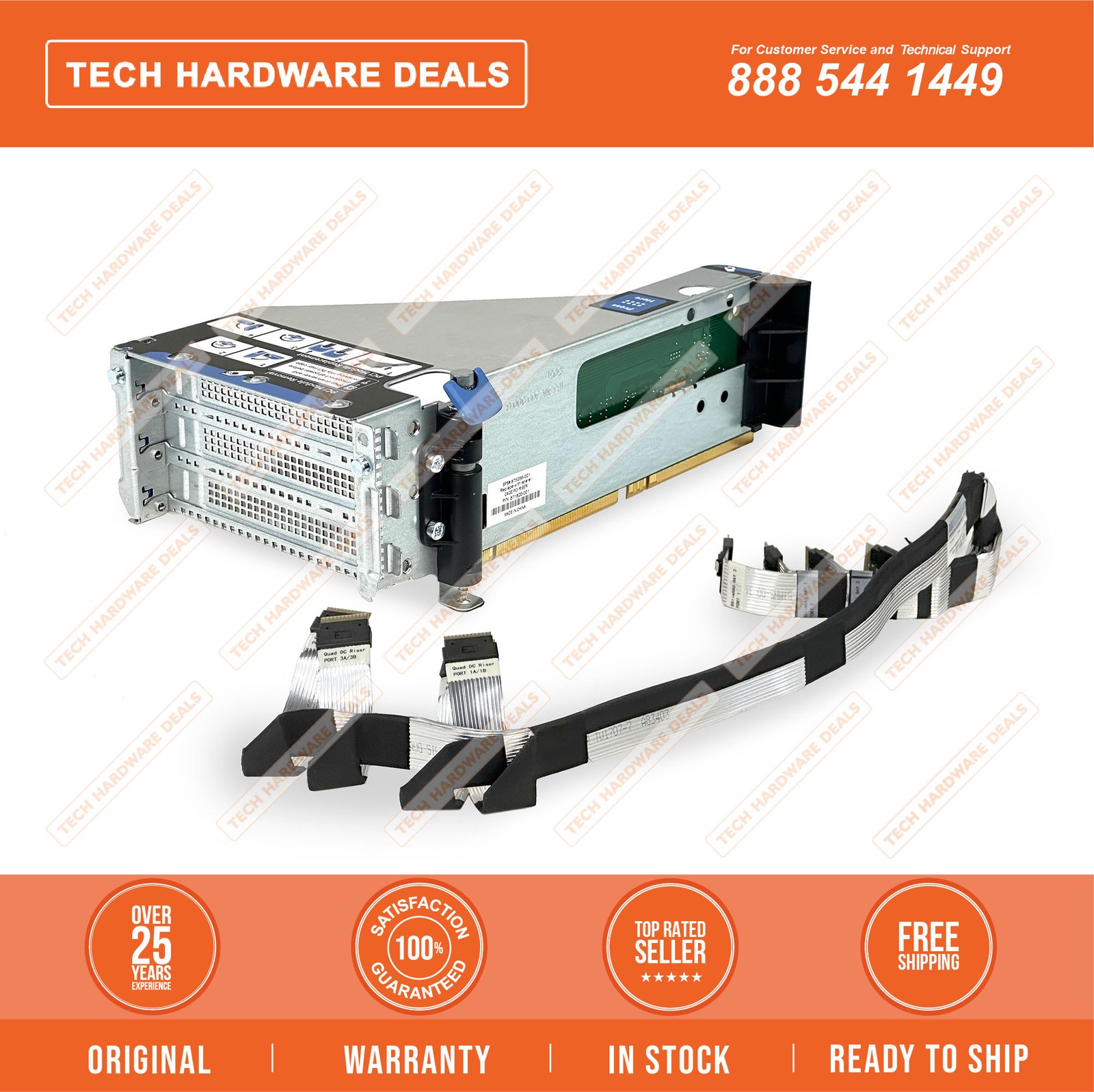 867807-B21 inc. Cables   HPE DL38X Gen10 4-port 8 NVMe Slim SAS Riser