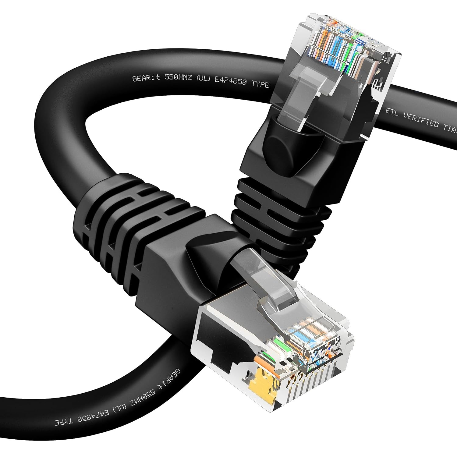 Cat6 20 ft Black Ethernet Patch Cable Cat6 Ethernet Cables 20 ft Black