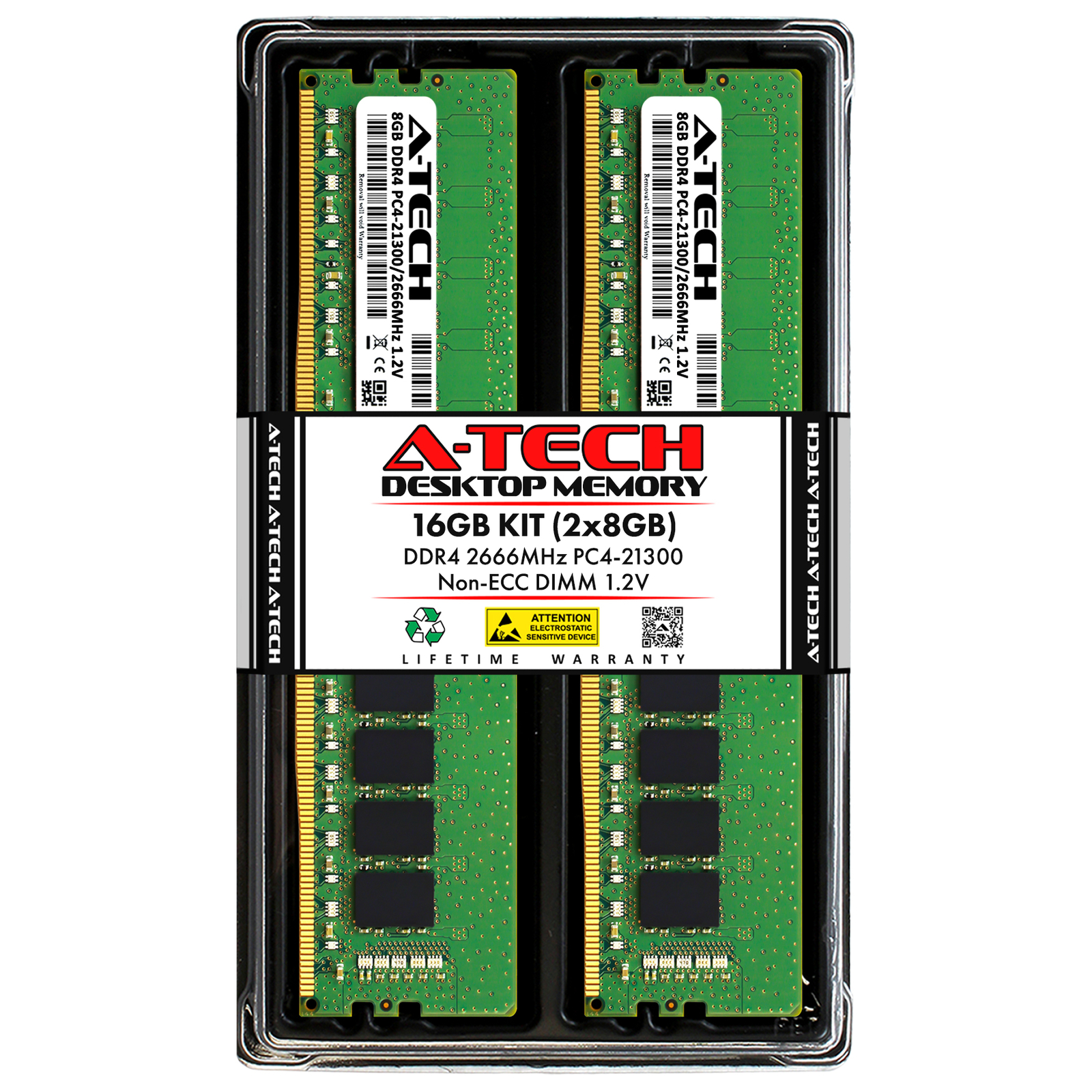 16GB 2x8GB DDR4-2666 ASRock H310M-ITX/ac H110 Pro BTC+ H110M-DS/Hyper Memory RAM