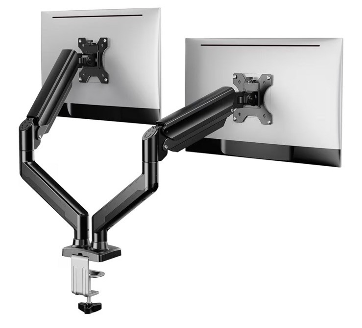 ErGear Dual Monitor Stand up to 33 inches Screen, Load-Bearing Max 22 lb