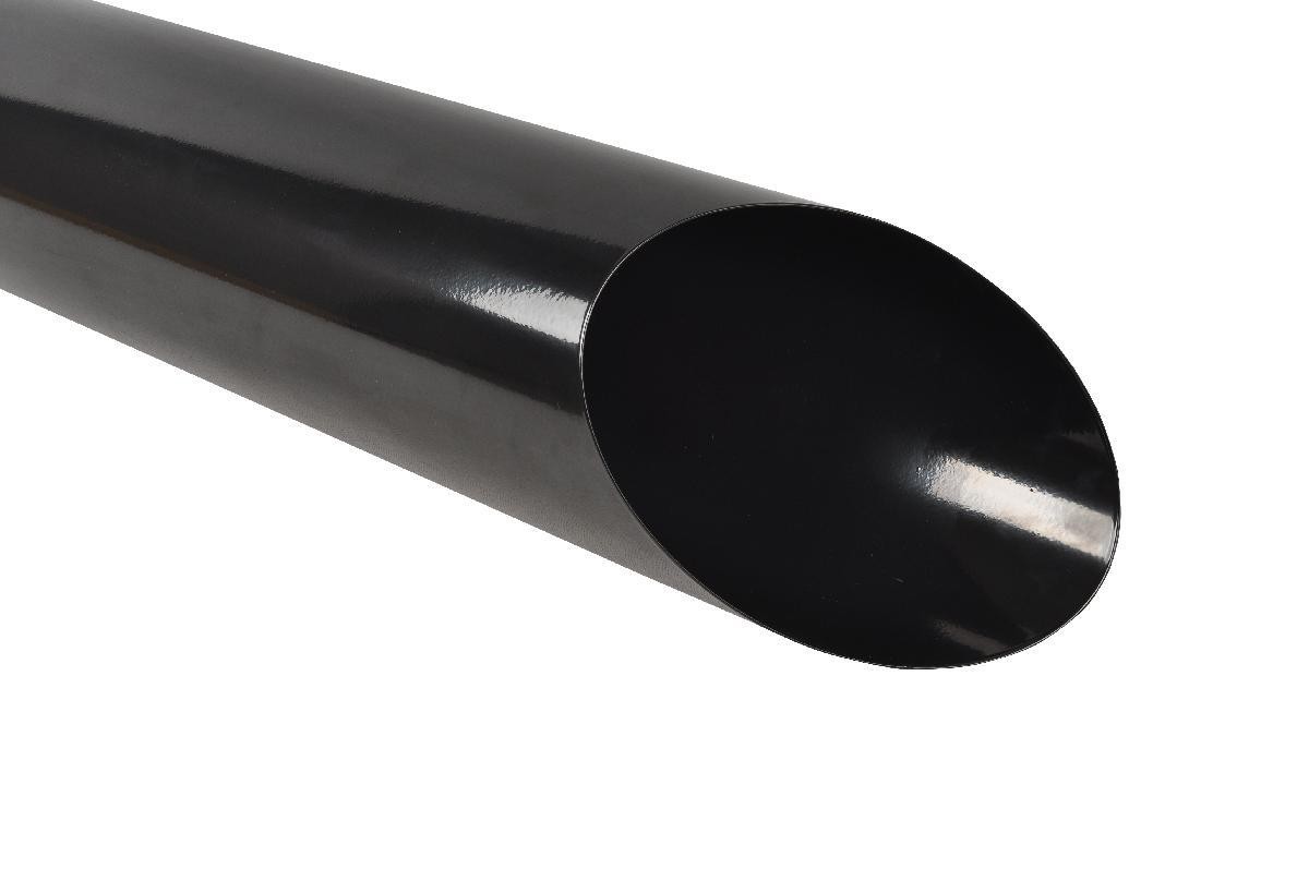 For Exhaust Tip 5-8 straight black, made of stainless steel 409,wall thickness
