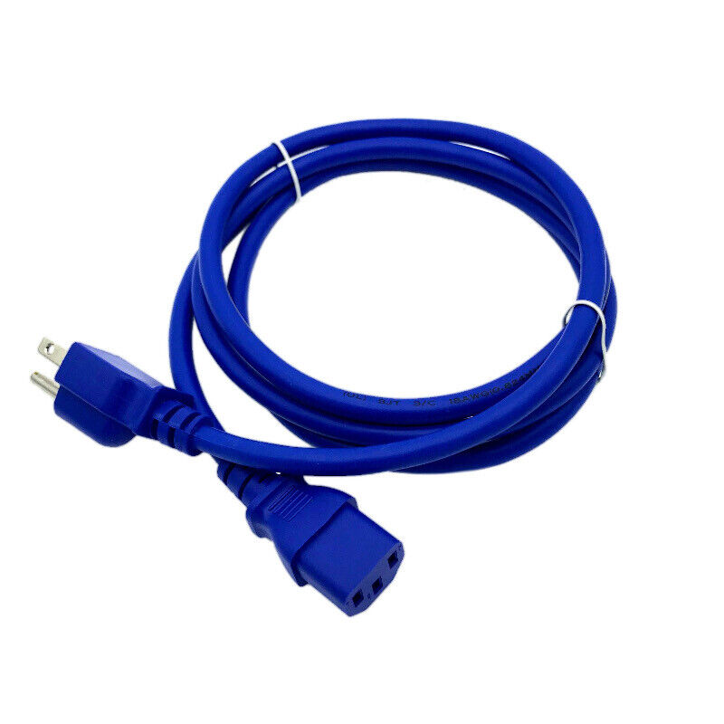 6' Blue Power Cord for MACKIE THUMP SERIES TH-12A POWERED LOUDSPEAKER