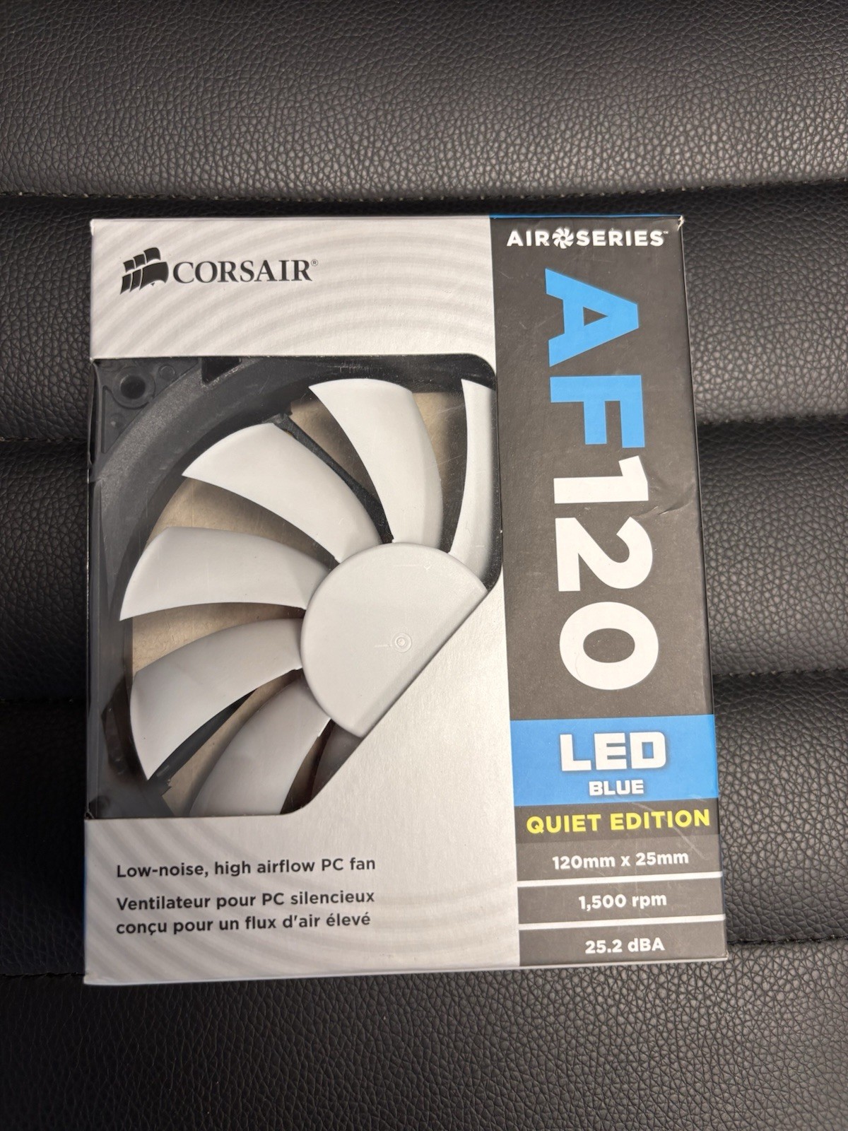 Corsair AF 120 LED Blue High Static Pressure PC Fan 120mm (CO-9050026-WW) READ
