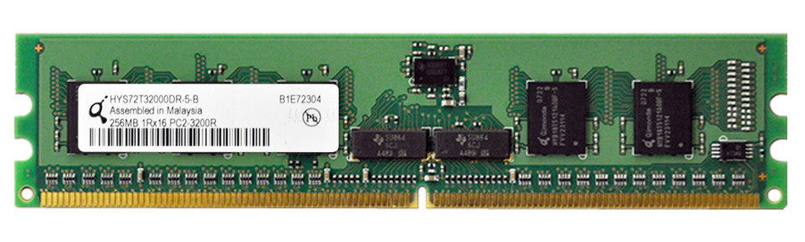 HYS72T32000DR-5-B Qimonda 256MB PC2-3200 Server Memory Lot of 3