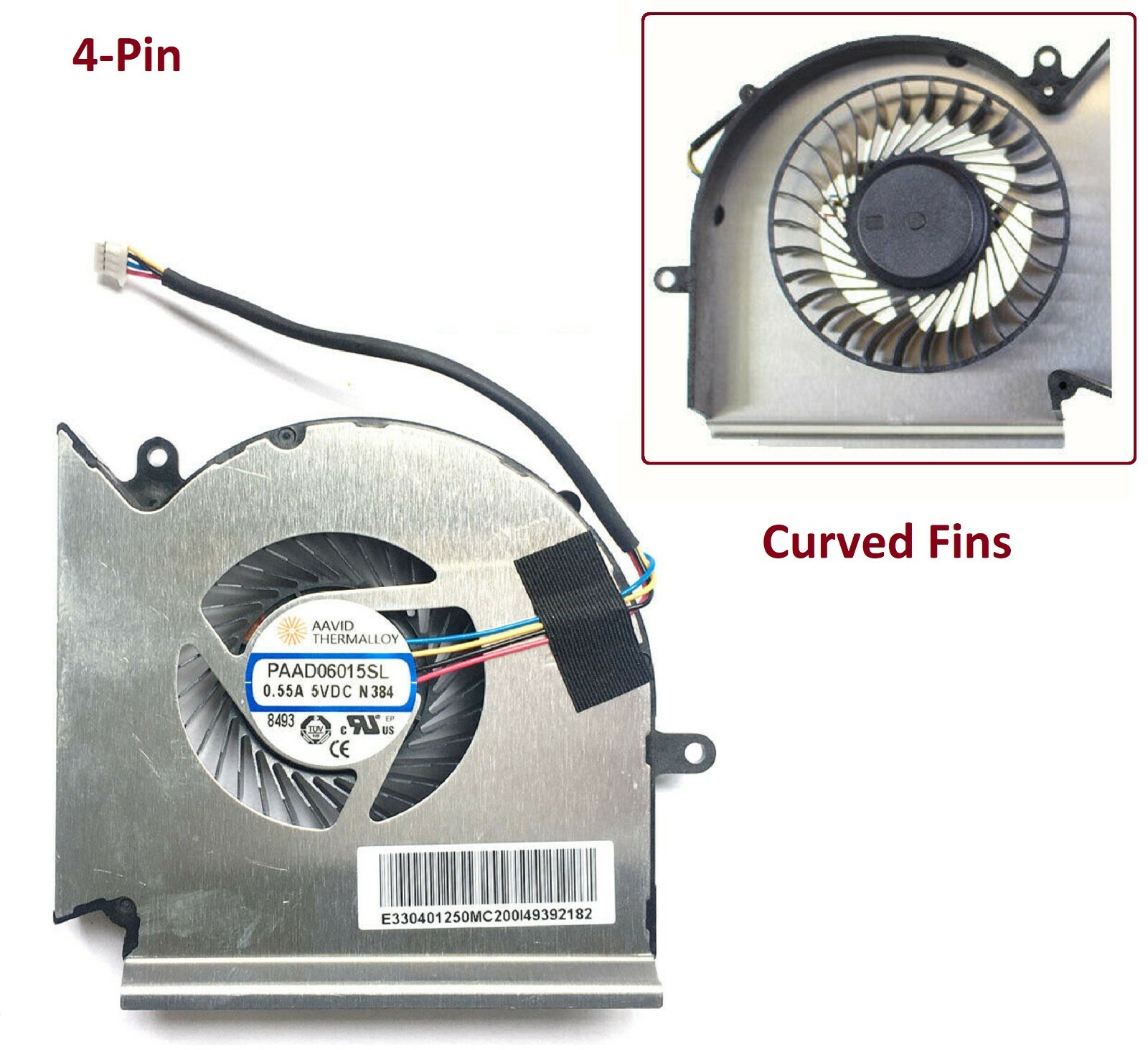 Original NEW GPU Cooling Fan for MSI GE63VR MS-16P1 GE73VR MS-17C1 N384 