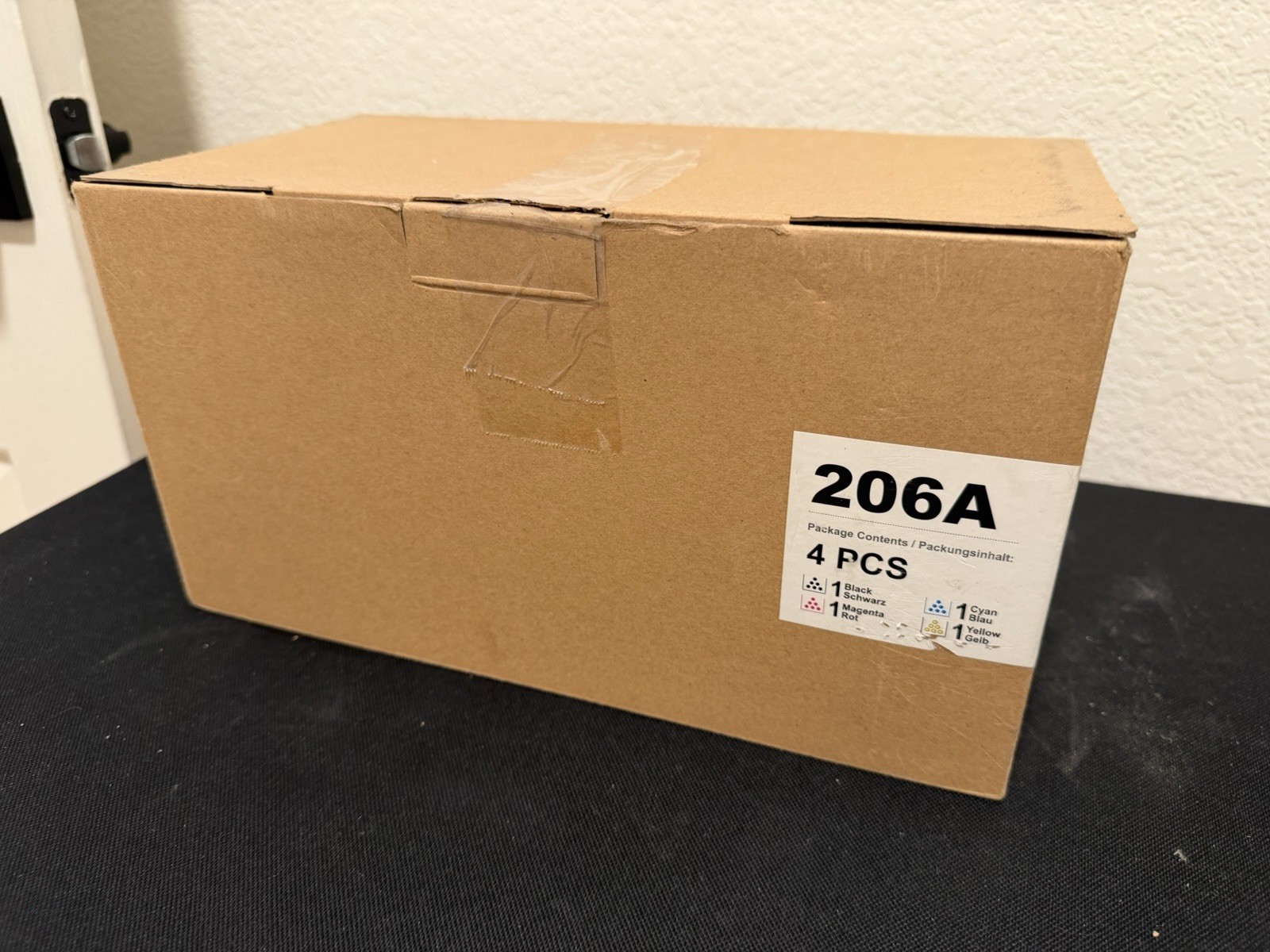 206A Toner Cartridge 4-Pack Black, Cyan, Magenta, Yellow