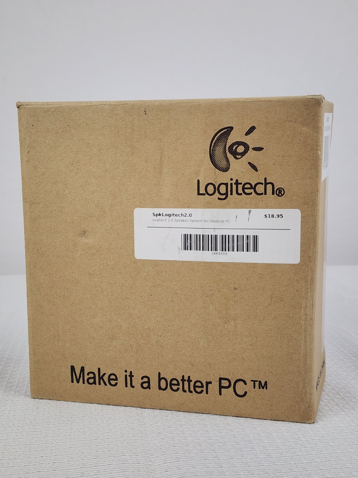 Logitech S120 Desktop Speaker System Black Open Box