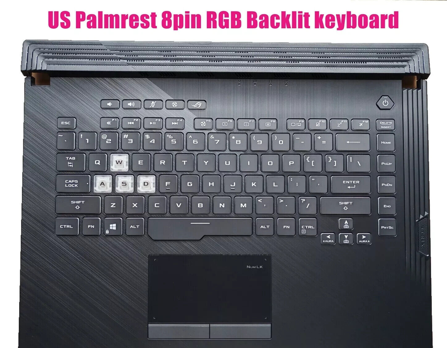 1x For Asus ROG G531G G531GV Palmrest Backlit Keyboard Touchpad 90NR01N1-R31US0