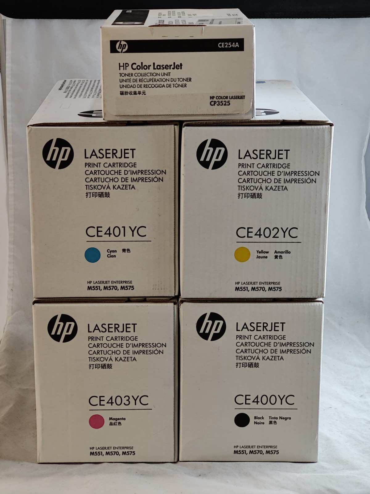 HP 507A LaserJet Toner Cartridge - M551 M575 M570 Printer - All Colors