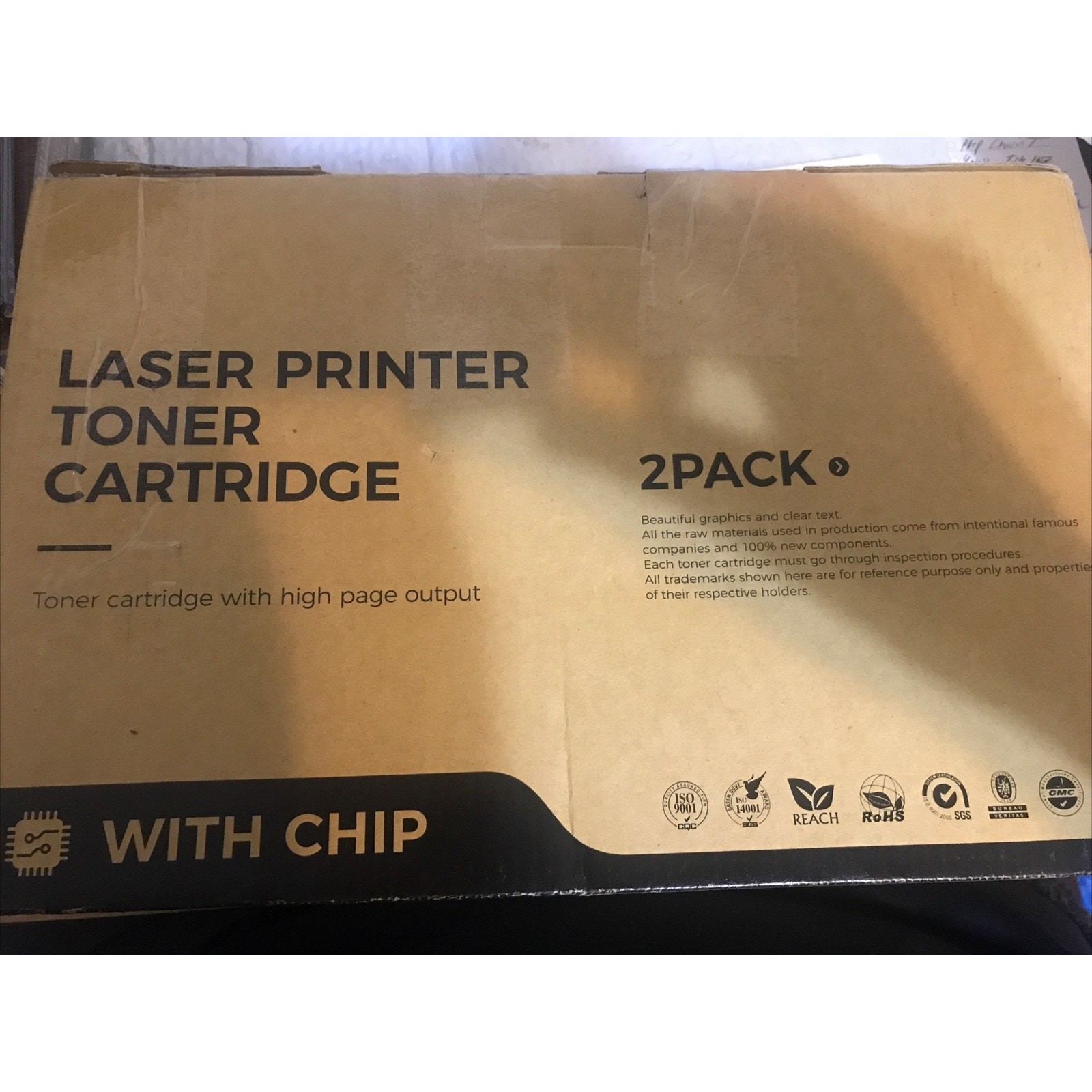 2Pack 141A W1410A Black Toner Cartridge W/chip for HP LaserJet M110w M130 M140