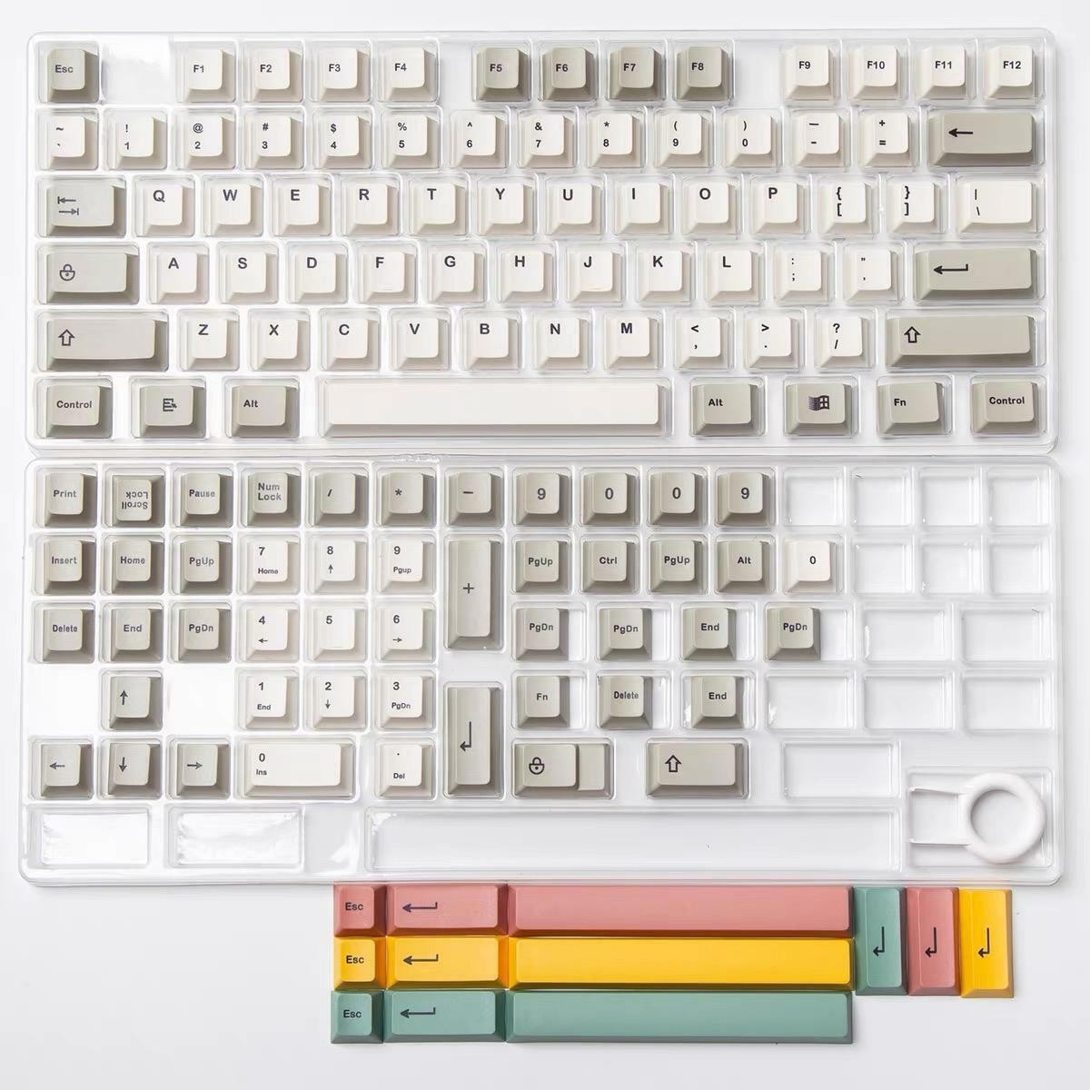 134 Keys 9009 Pbt Keycap Cherry Profile Dye Sub Retro Keycaps Set For Cherry Mx