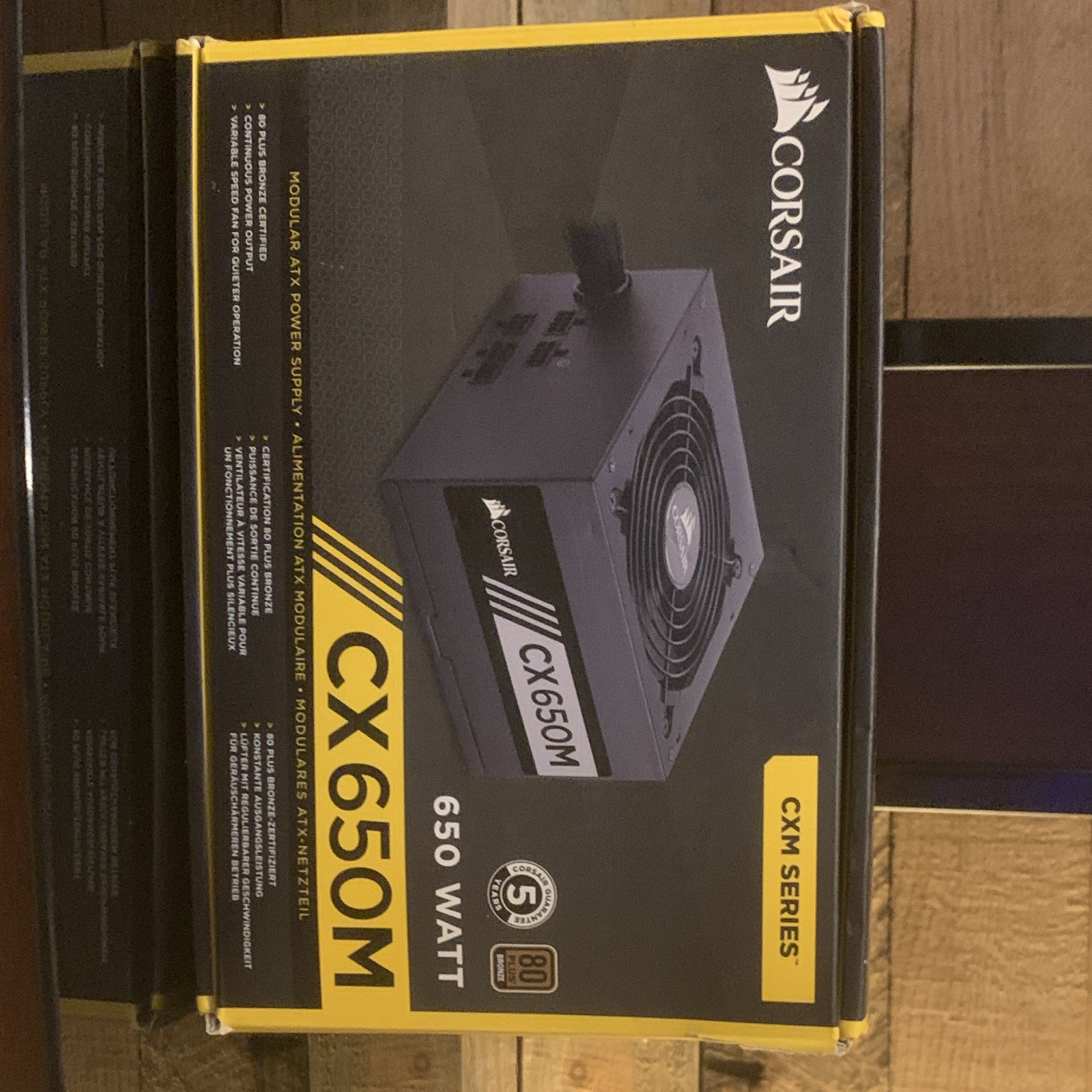 Corsair CX650M 650W ATX Modular Power Supply 24-Pin 4+4 CPU SATA PCIe
