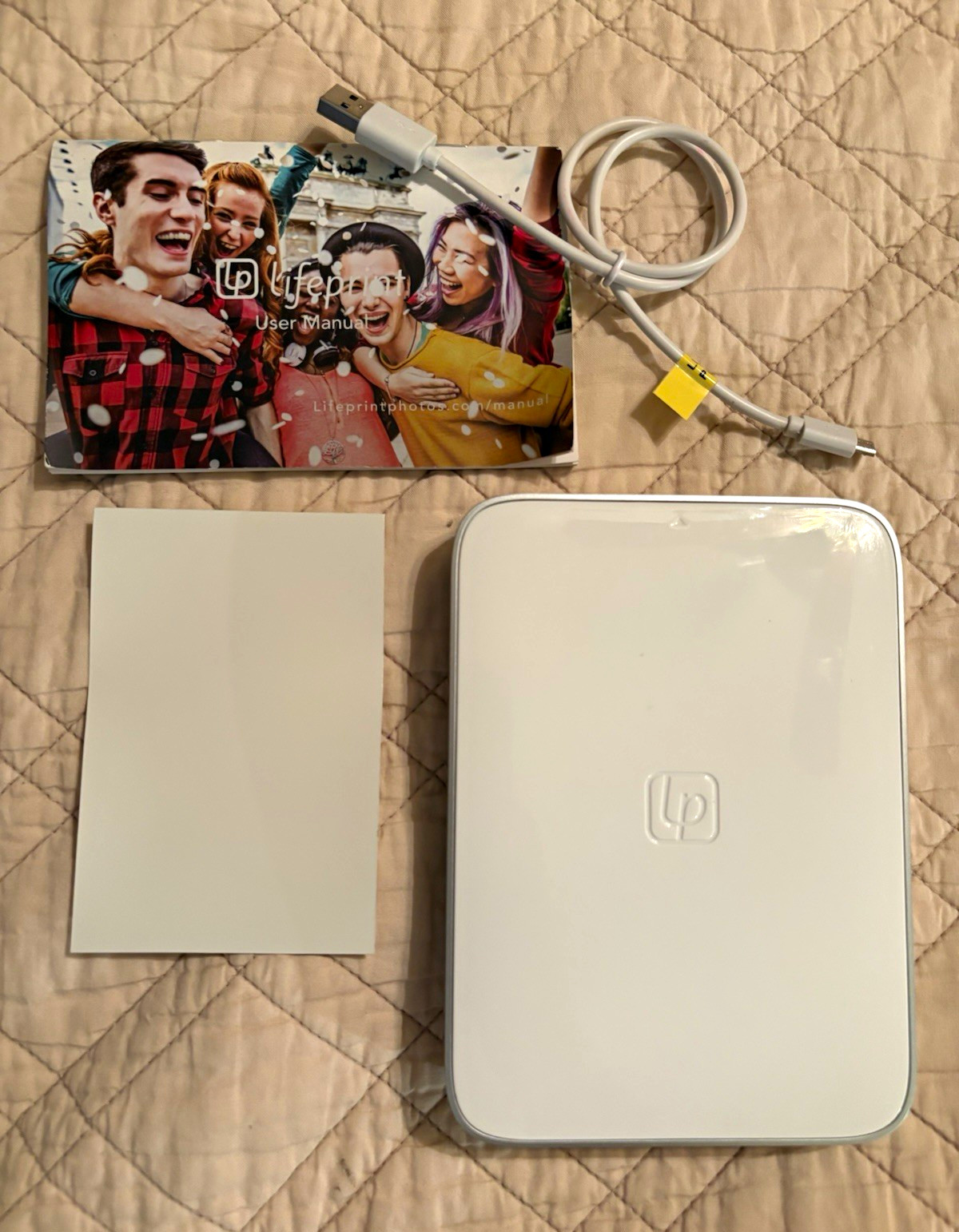 Lifeprint LP002 3x4.5 Zink Mobile Photo Printer Bluetooth Wi-Fi Portable