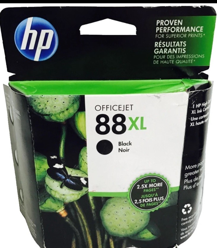 New Sealed Genuine HP 88XL Black Ink Cartridge Officejet Pro K5400 K550 FASTSHIP