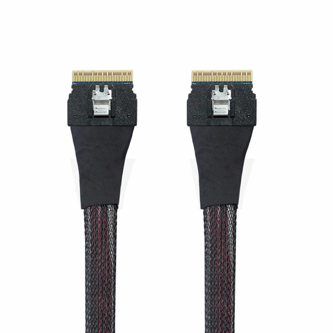 Jimier SFF-8654 8i 74pin Host Male to Male PCI-E Slimline SAS 4.0 Target Cable
