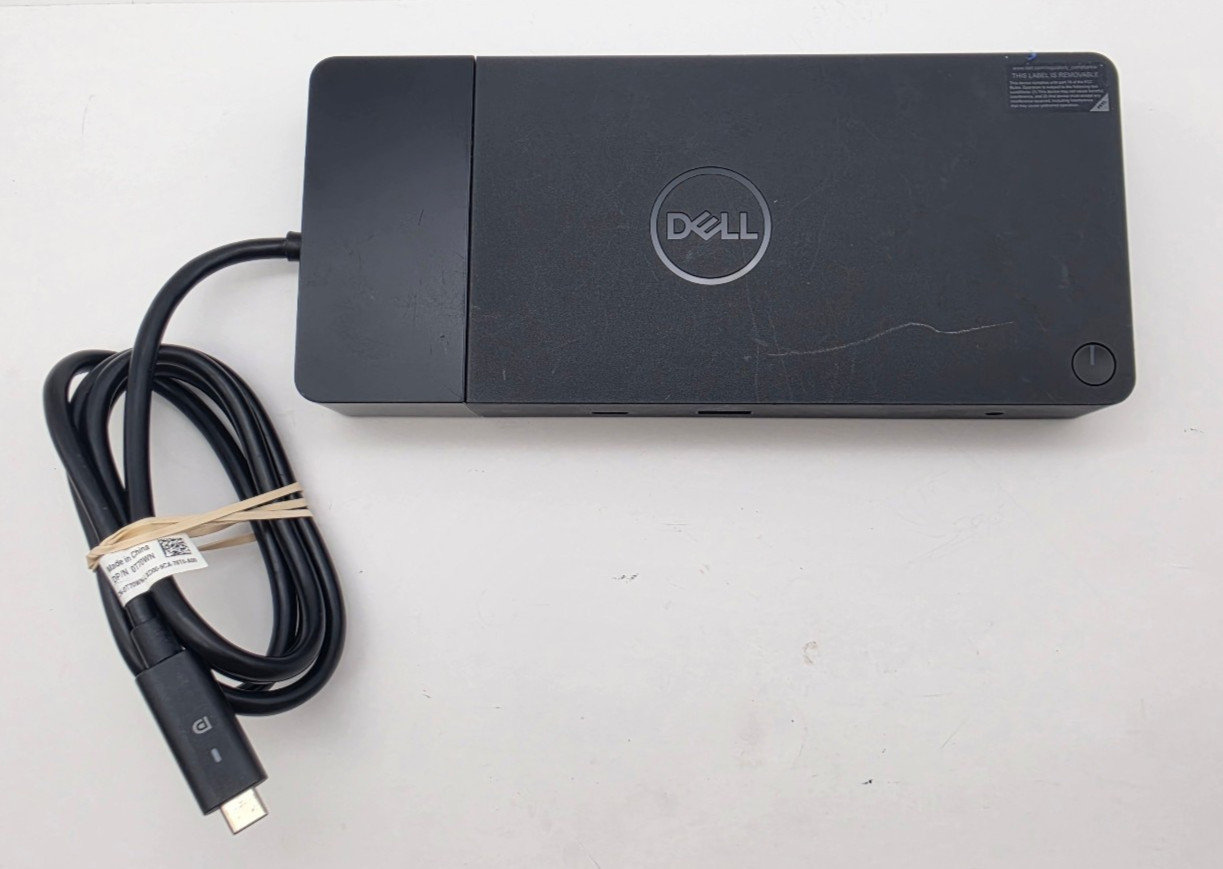 Dell WD19 K20A K20A001 USB-C Docking Station HDMI DP USB 3.0 RJ-45 Black