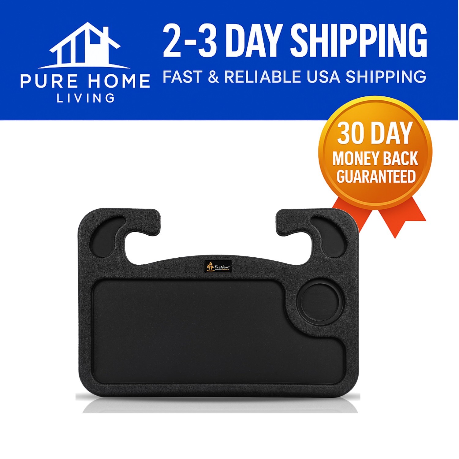 Stylish Steering Wheel Desk for On-the-Go Eating & Working - Travel Essentials