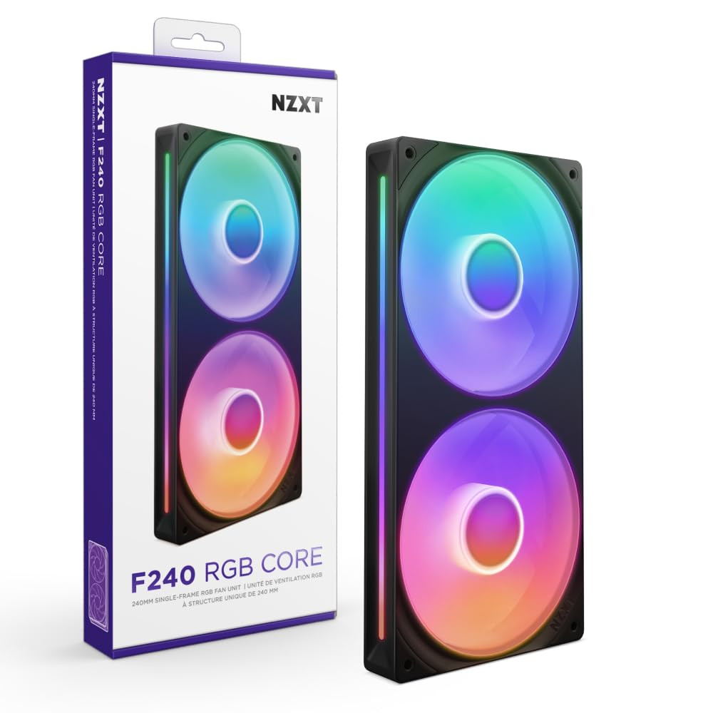 F240 RGB Core - 240Mm Single-Frame RGB Fan Unit - Black