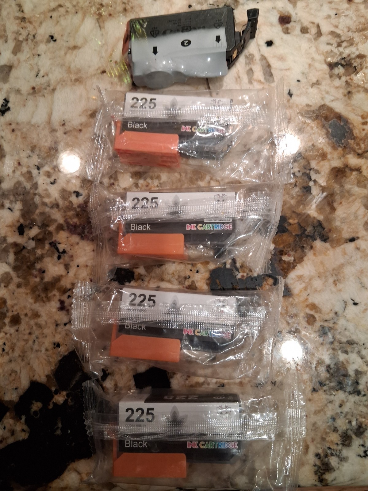 Lot Of 7 Miss Deer, Jarbo, 225 & 225 High Yield Black Ink Cartridges 