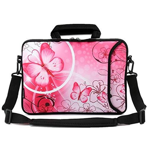  11 11.6 12 12.5 13 inches 11-13.3 inch Pink Butterfly
