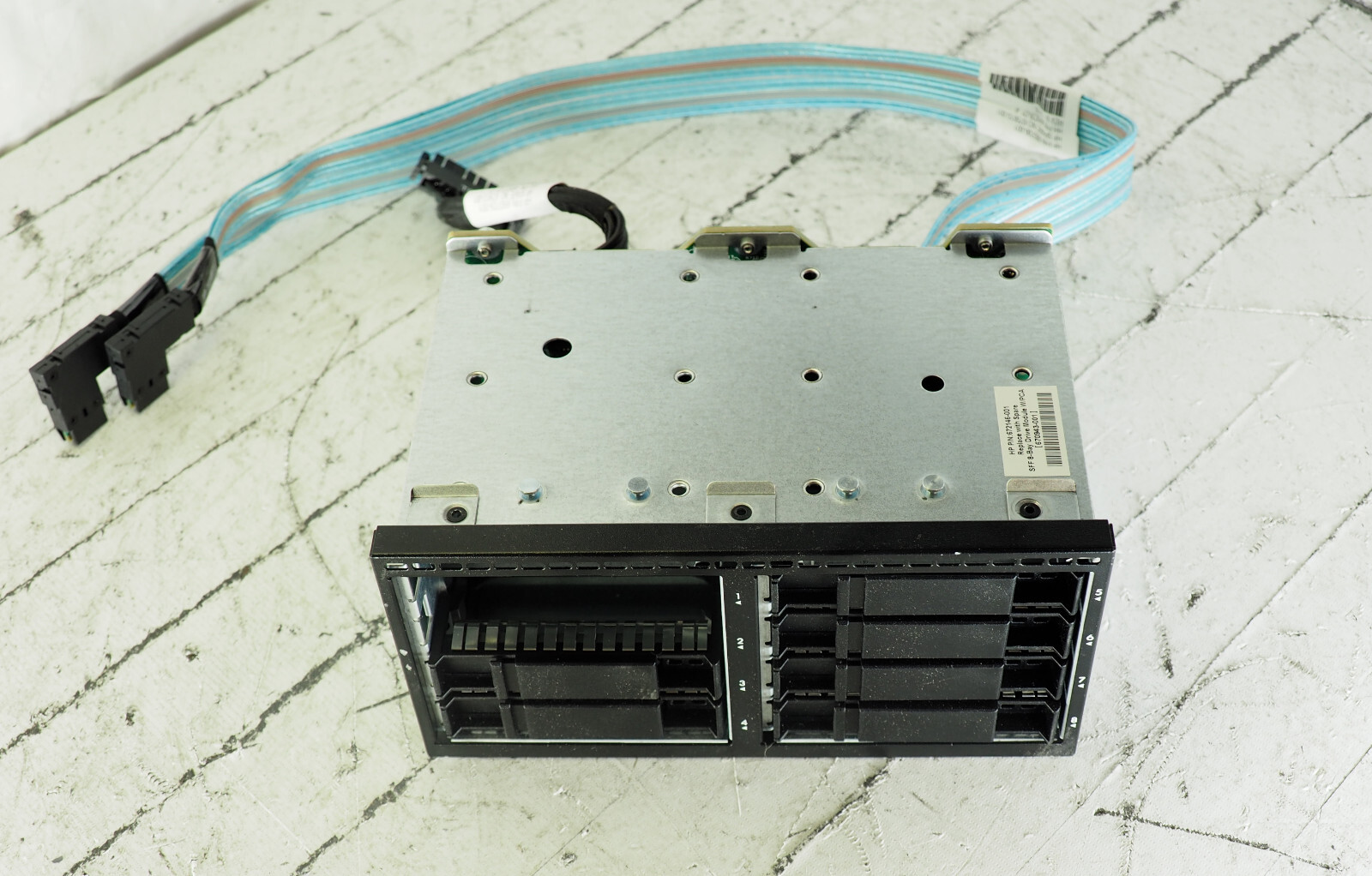 HP ProLiant DL380P G8 8x SAS HDD Backplane Board And Cage 643705-001 672146-001