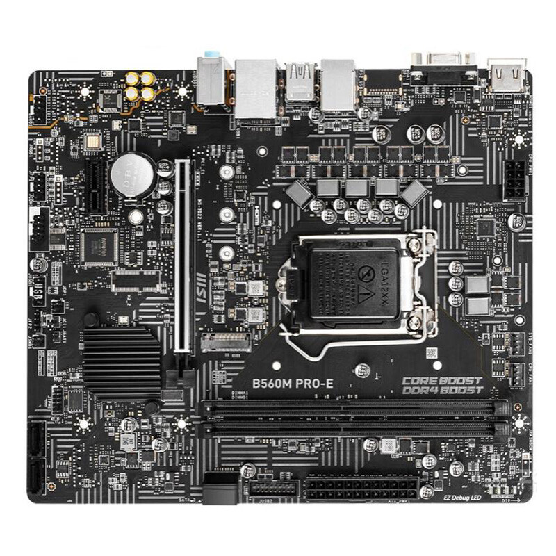 MSI B560M PRO-E LGA1200 Intel B560 SATA 6Gb/s Micro ATX Intel Motherboard Tested