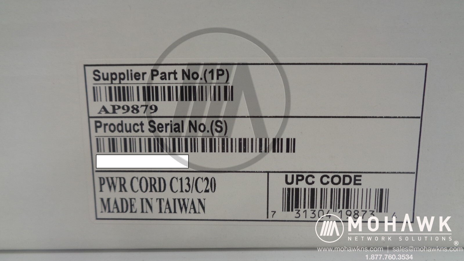 BRAND NEW APC by Schneider Electric AP9879 Power Cord IEC 320 C13 C20 6ft SJT