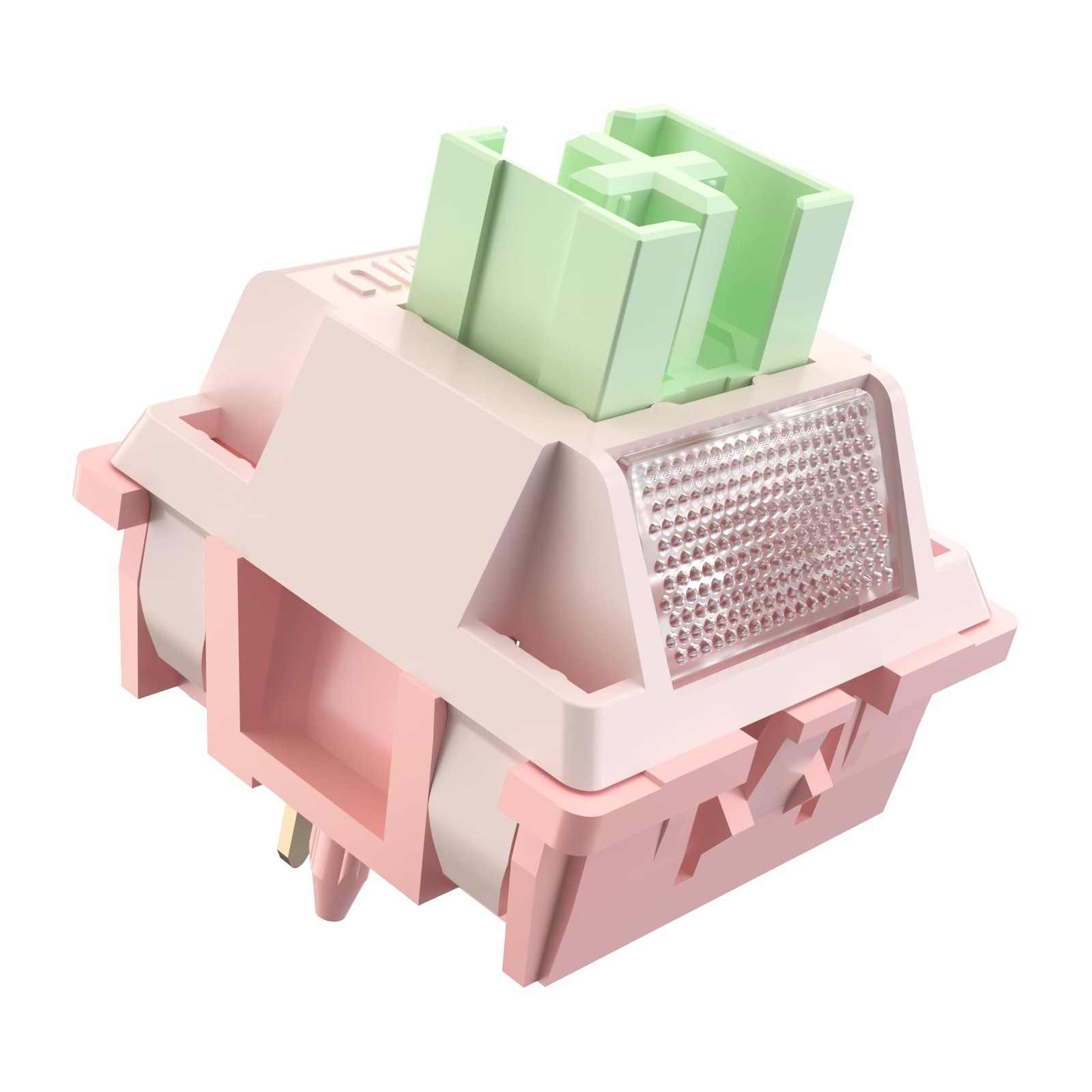 Outemu(Gaote) White Peach Silent Switches,40gf pre-Lubricated,dust-Proof Line...
