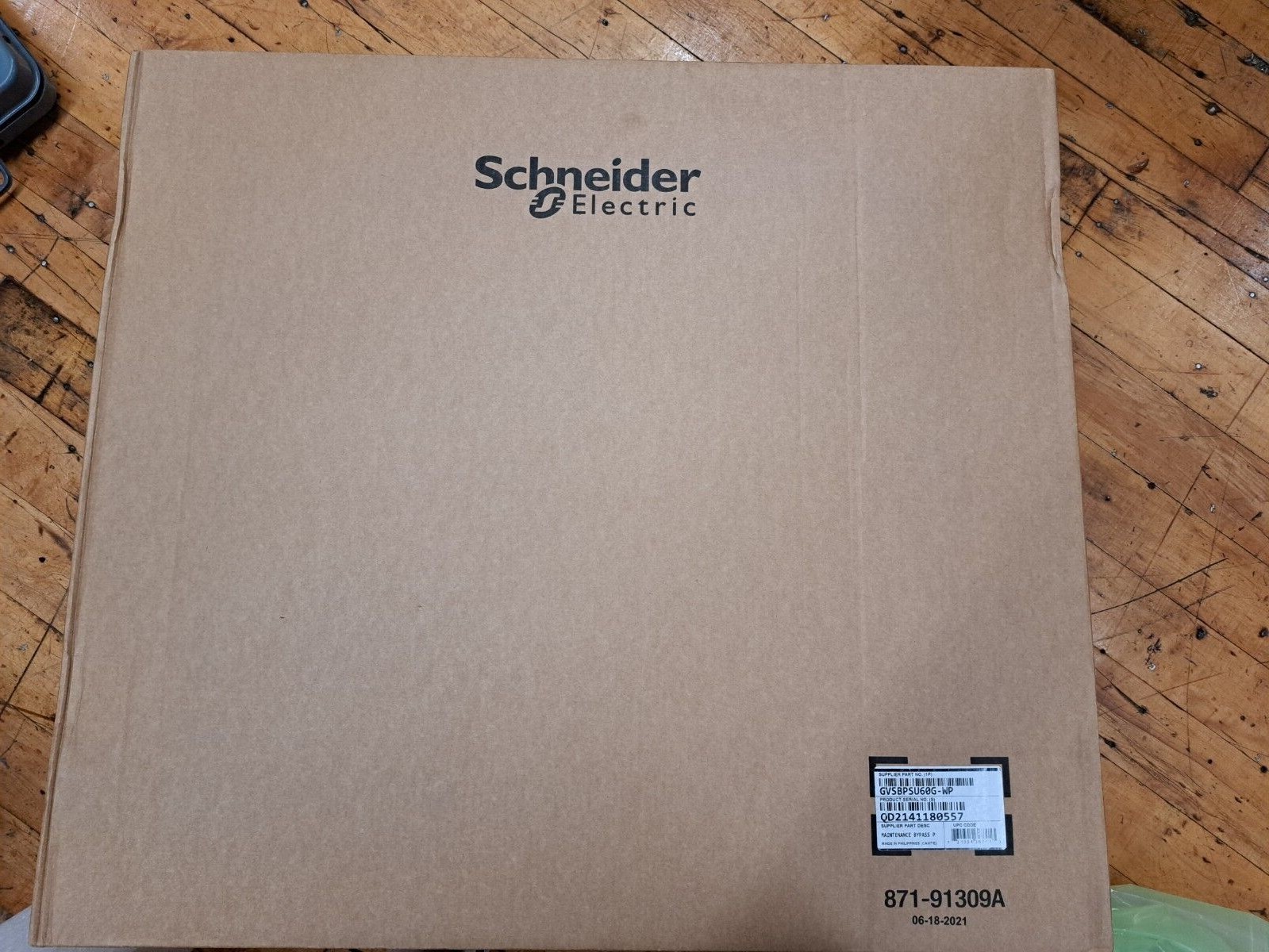 New, Schneider Electric, GVSBPSU60G-WP, GALAXY VS MAINTENANCE BYPASS PANEL